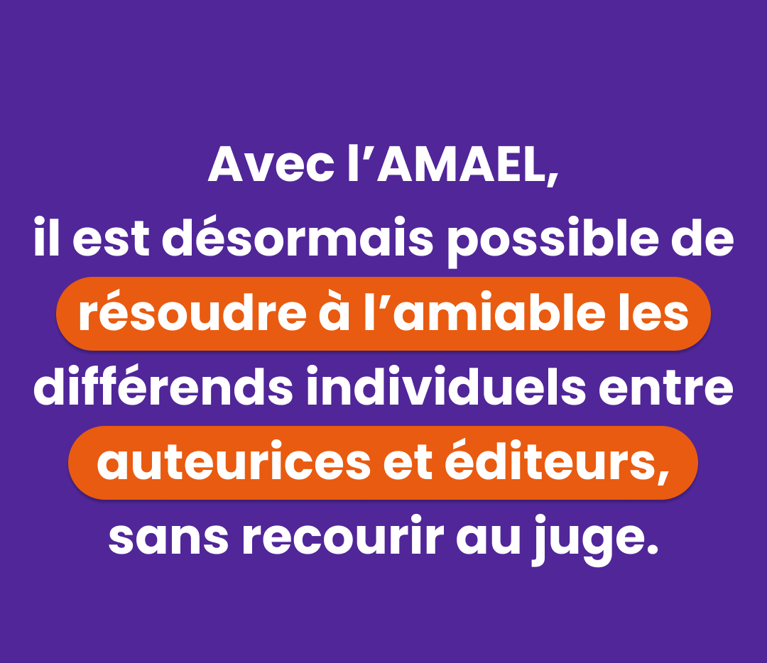 Avec l’AMAEL, les auteurs et éditeurs de livres se dotent d’une instance de médiation