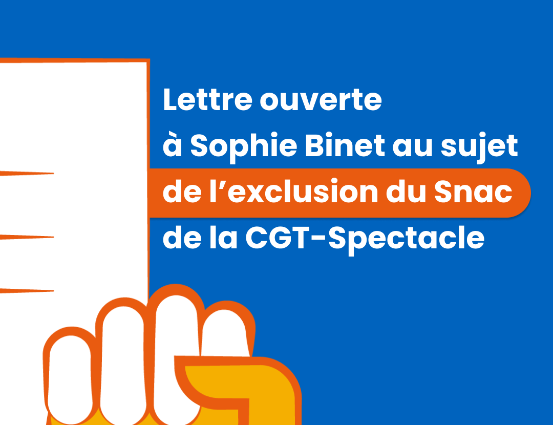 Lettre ouverte à Sophie Binet